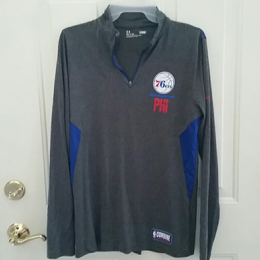 Under Armour Philadelphia 76ers quarter zip.